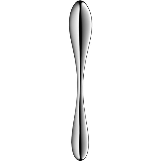 SATISFYER - STAR FORCE 3 ROESTVRIJSTALEN DUBBELZIJDIGE DILDO