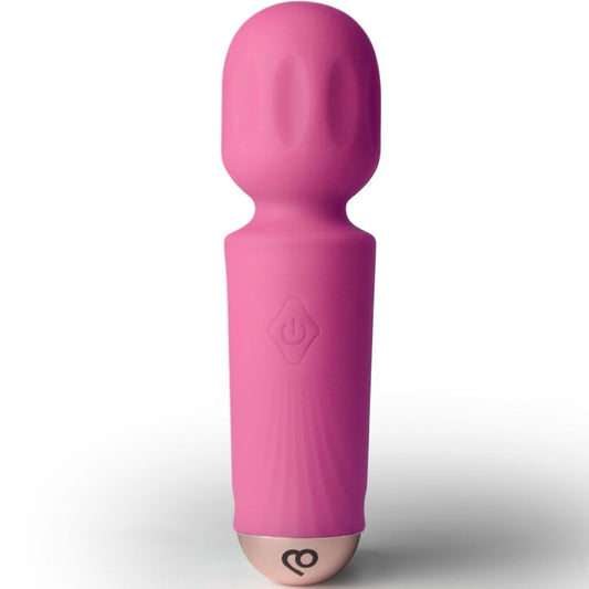 ROCKS-OFF - MINI OPLAADBARE WAND 16 FUNCTIES PEONY PINK