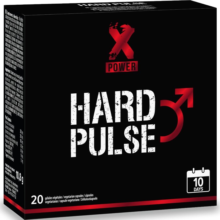 XPOWER - HARD PULSE EXPRESS BEHANDELING 10 DAGEN ERECTIE EN STAMINA 20 CAPSULES
