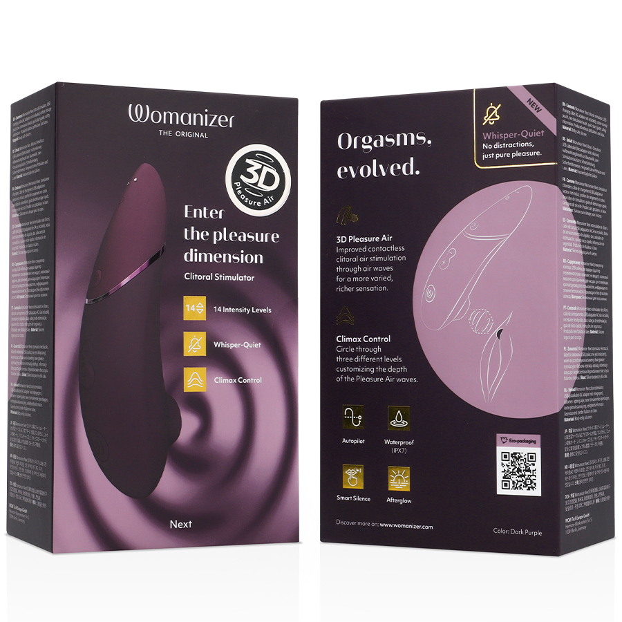 WOMANIZER - VOLGENDE CLITORALE STIMULATOR DONKERPAARS