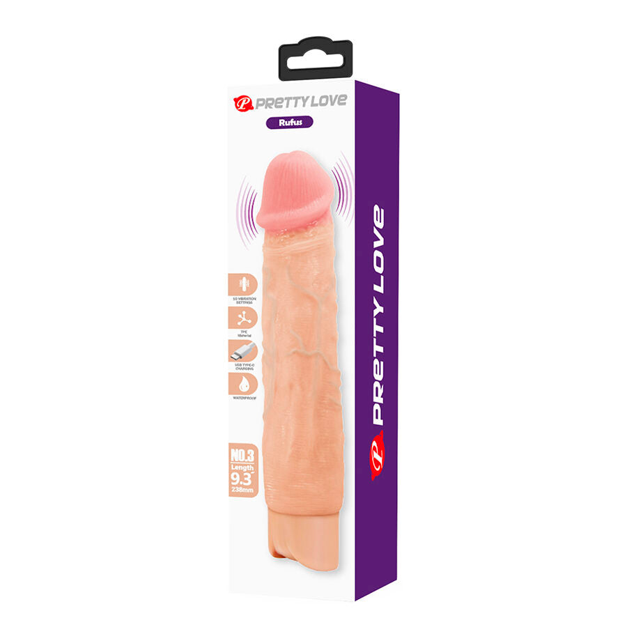 PRETTY LOVE - RUFUS FLEXIBELE REALISTISCHE VIBRATOR