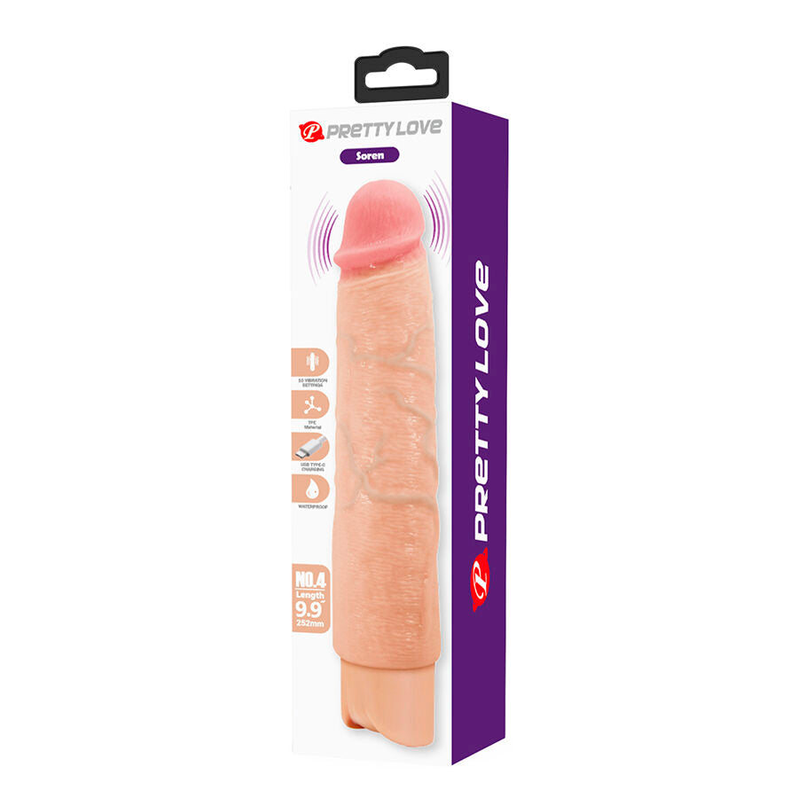 PRETTY LOVE - SOREN FLEXIBELE REALISTISCHE VIBRATOR