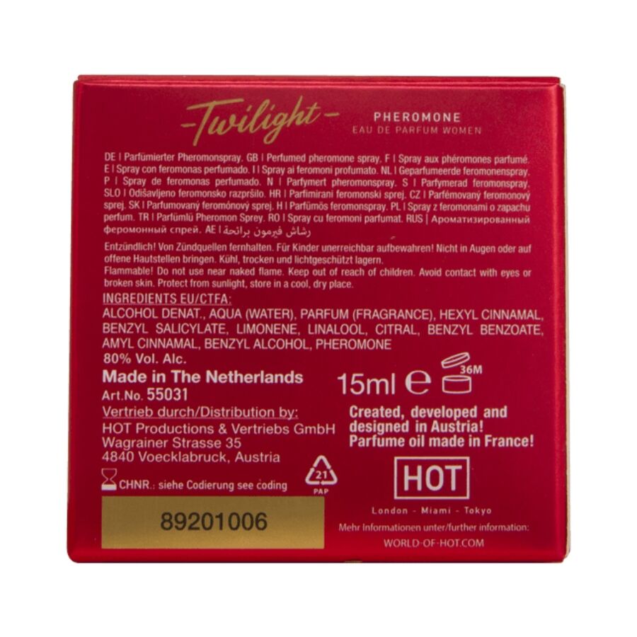 HETE - TWILIGHT FEROMOON PARFUM VROUWEN 15 ML