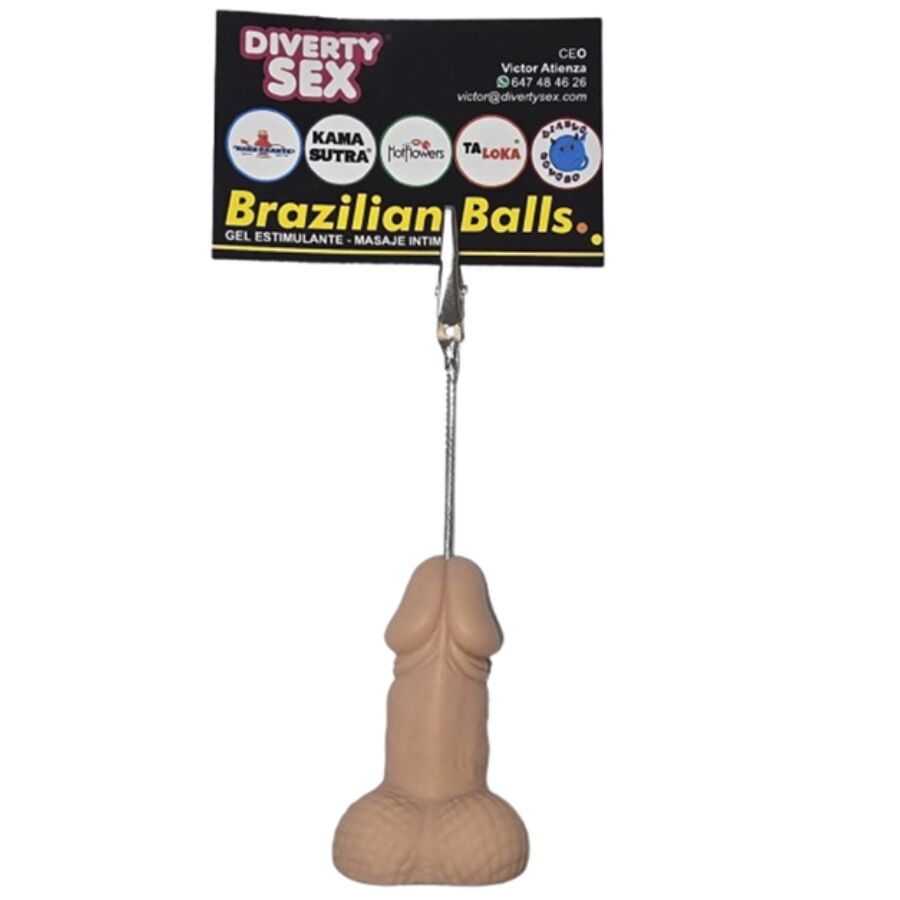 DIABLO PICANTE - PENIS NOTITIES CLIP LICHTE TOON