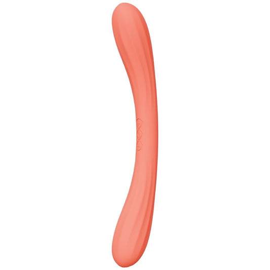 LELO - BOOMERANG DUBBELZIJDIGE VIBRATOR KORAALROOD