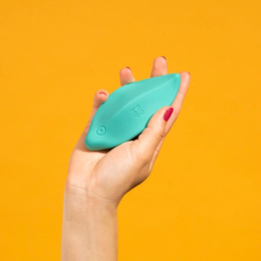 ROMP - WAVE VIBRATOR CLITORALE STIMULATOR ERGONOMISCHE VORM AQUA GROEN