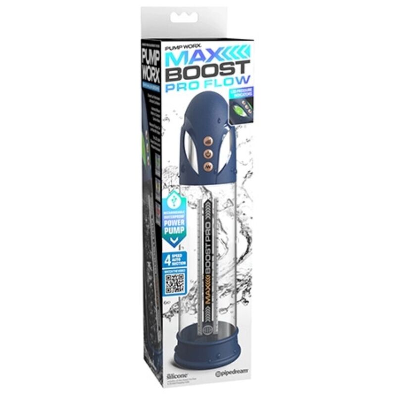 PUMP WORX - MAX BOOST PRO FLOW BLAUWE VACUÜMPOMP 30,5 CM