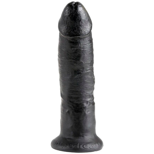 KING COCK - 9 DILDO ZWART 22,9 CM