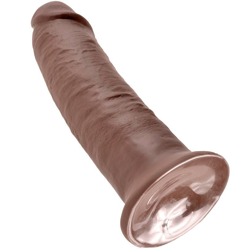 KING COCK - 10 DILDO BRUIN 25.4 CM