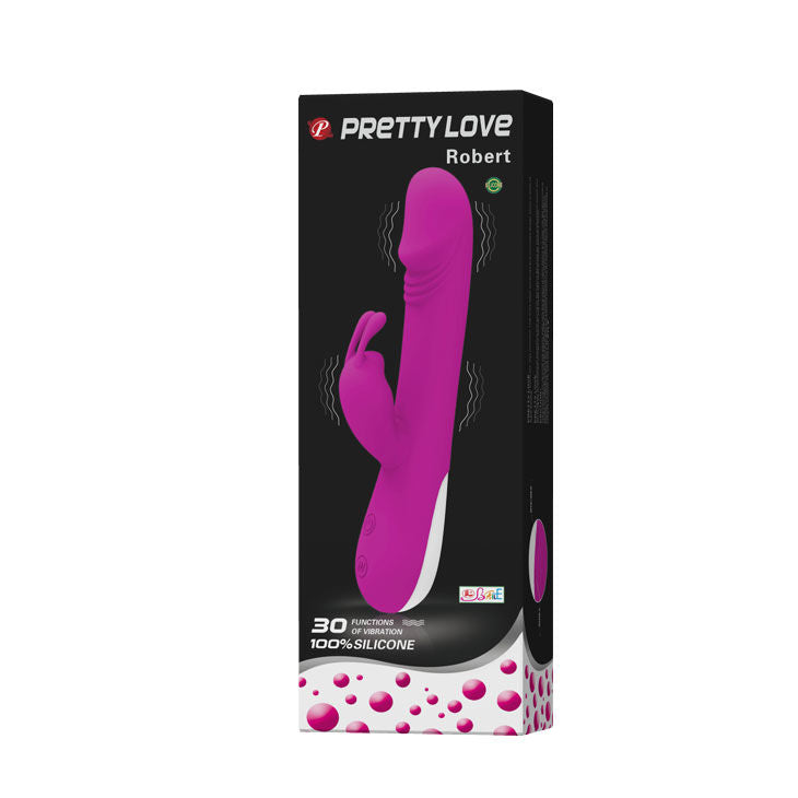 PRETTY LOVE - FLIRTATION ROBERT VIBRATOR MET CLITORISSTIMULATOR