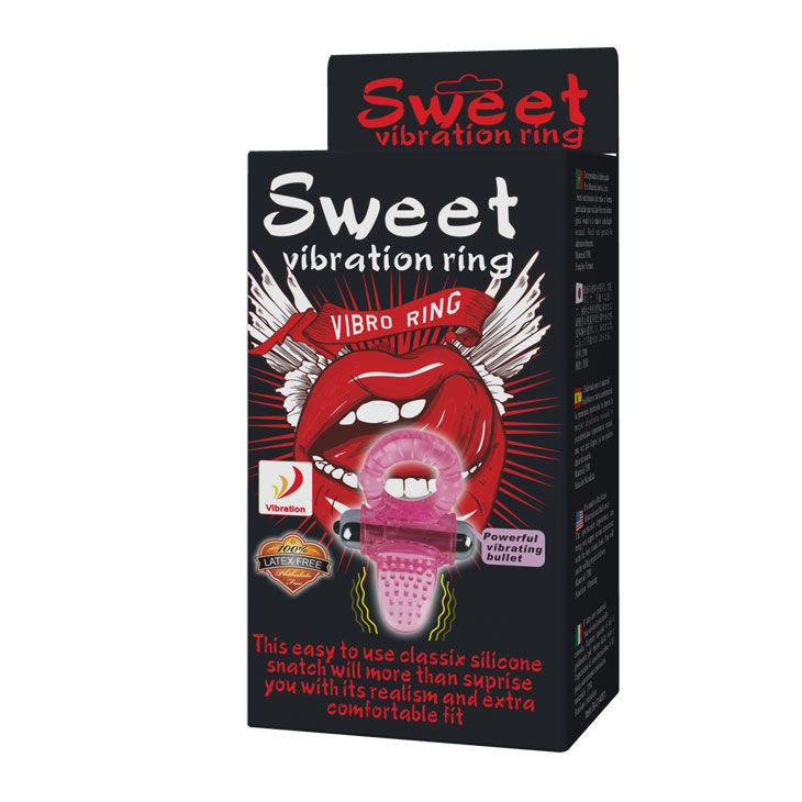 BAILE - SWEET ABS 10 RITMES RING ROZE VIBRERENDE PENISRING