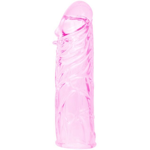 BAILE - ROZE STIMULERENDE SILICONEN PENISHOES 13 CM