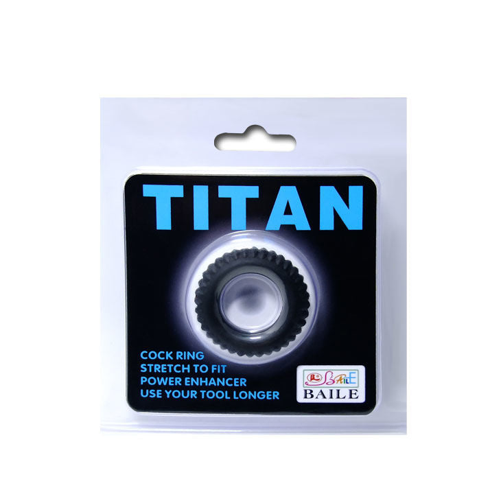 BAILE - TITAN COCKRING ZWART 1,9 CM