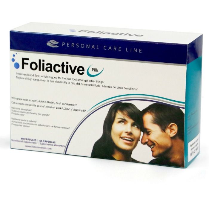 500 COSMETICS - FOLIACTIVE PILLEN VOEDINGSSUPPLEMENT HAARUITVAL