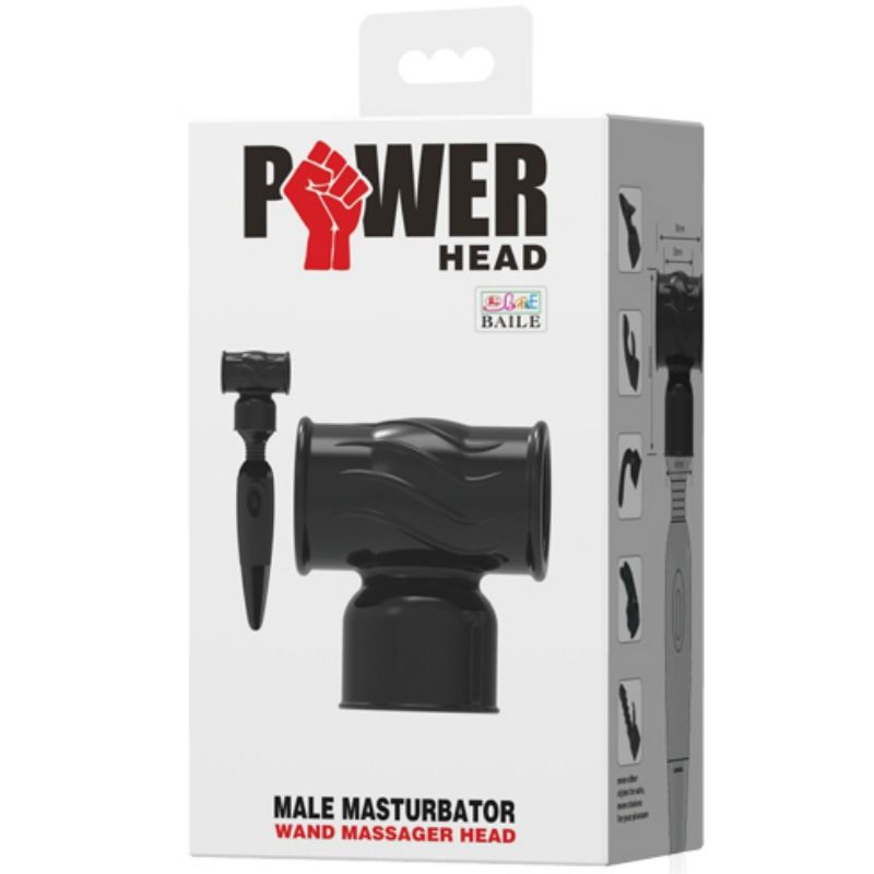 BAILE - POWER HEAD VERWISSELBARE KOP VOOR MANNENMASSAGEAPPARAAT