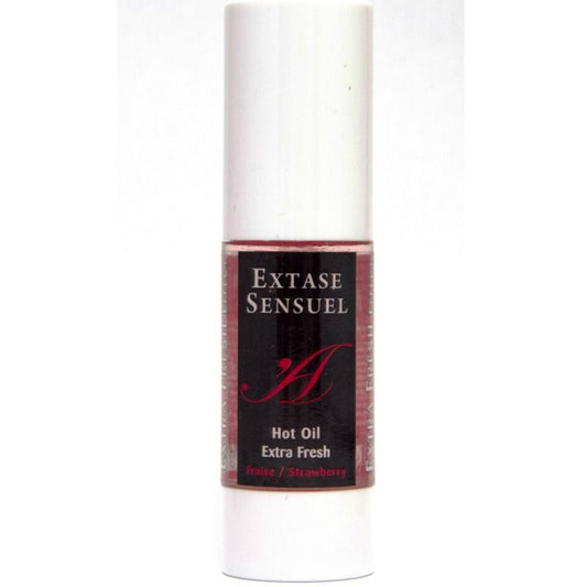EXTASE SENSUAL - MASSAGEOLIE MET EXTRA VERFRISSEND AARDBEI-EFFECT 30 ML