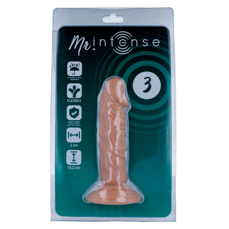 MR INTENSE - 3 REALISTISCHE PIEMEL 16.2 CM -O- 3 CM