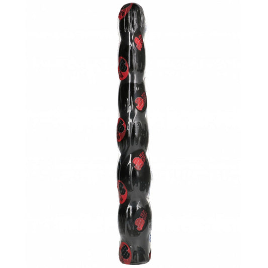 HELEMAAL ZWART - ANALE DILDO 32 CM