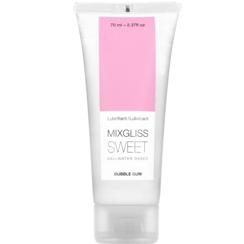 MIXGLISS - GLIJMIDDEL OP WATERBASIS KAUWGOM SMAAK 70 ML