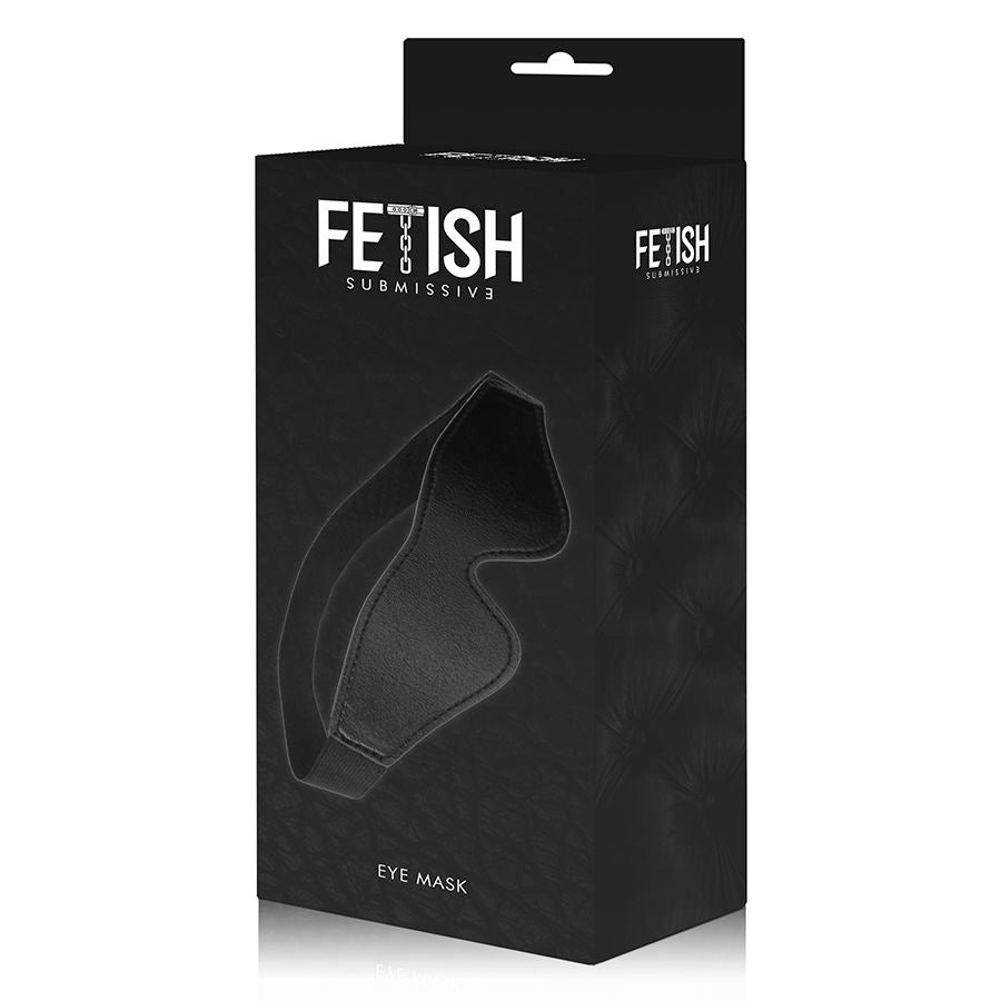 FETISH SUBMISSIVE - VEGAAN LEREN MASKER MET NEOPREEN VOERING