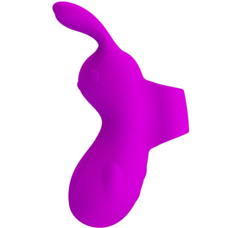PRETTY LOVE - SLIMME OPLAADBARE VINGERVIBRO MET KONIJN