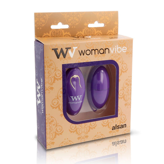 WOMANVIBE - ALSAN SILICONEN AFSTANDSBEDIENING EI PAARS