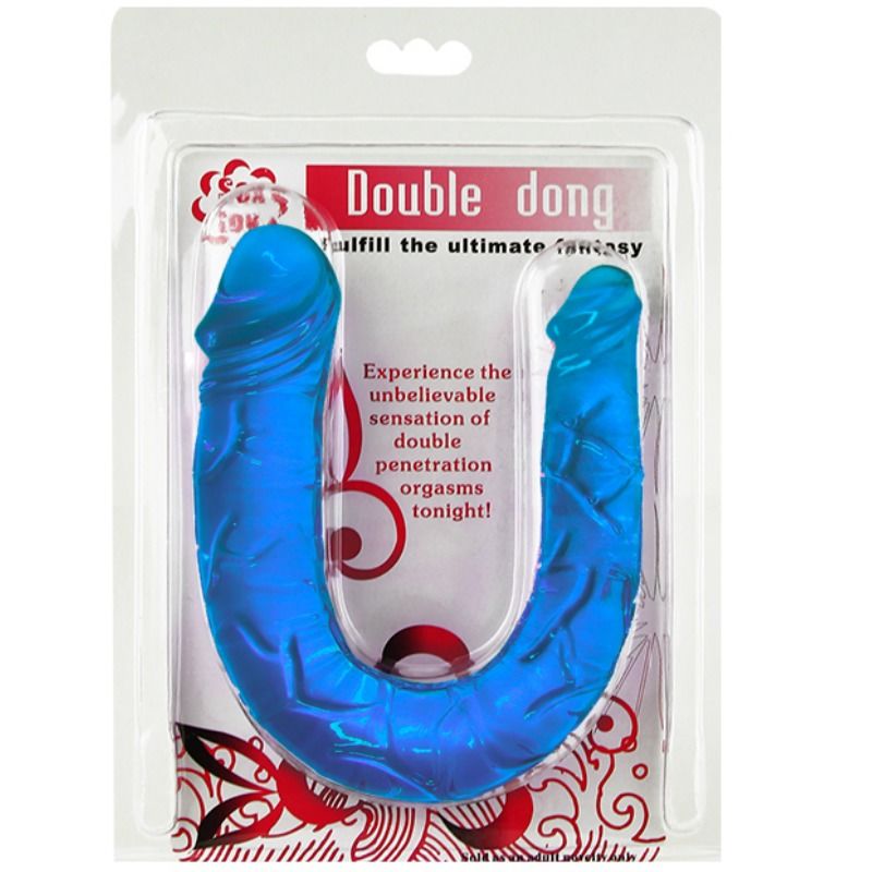 BAILE - DOUBLE DONG DUBBELE DILDO BLAUW