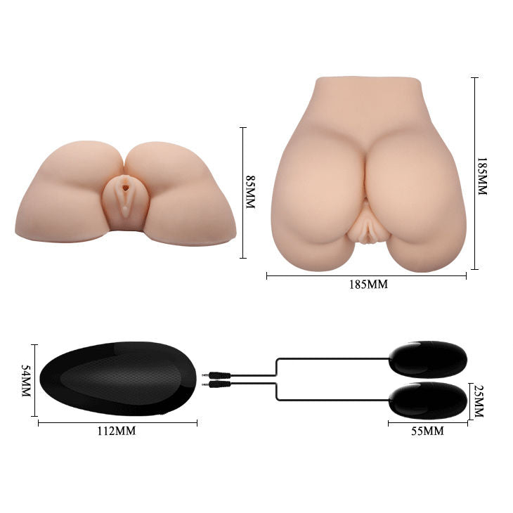 CRAZY BULL - REALISTISCHE VAGINA EN ANUS MET TRILLING POSITIE 5