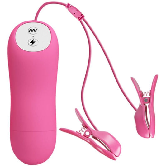 BAILE - ROMANTISCHE GOLVEN PIZZA'S MET VIBRATIE EN FUCHSIA ELEKTROSHOCK