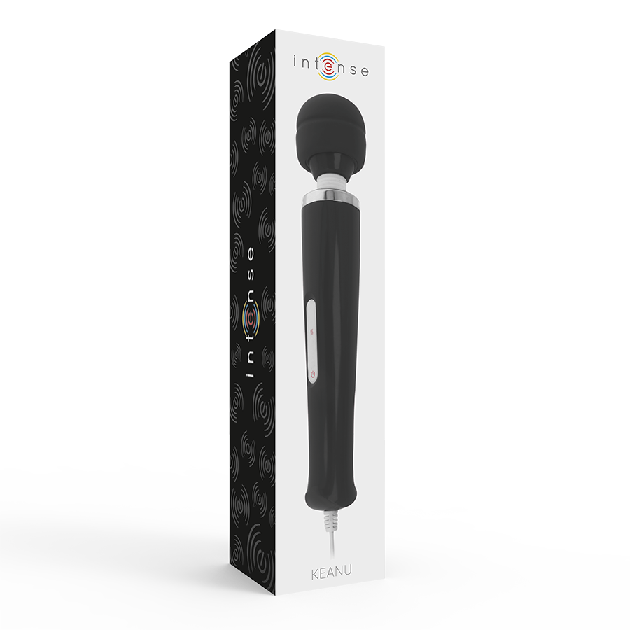 INTENS - KEANU WAND ZWARTE MASSAGEAPPARAAT