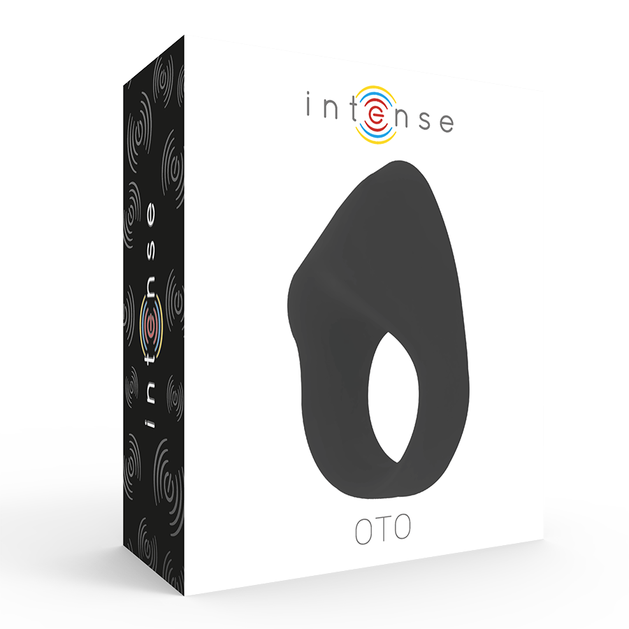 INTENSE - OTO ZWARTE OPLAADBARE VIBRERENDE RING