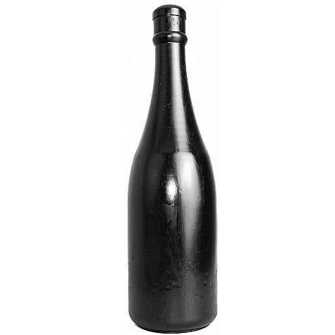 GEHEEL ZWART - ANALE FLES 34,5 CM