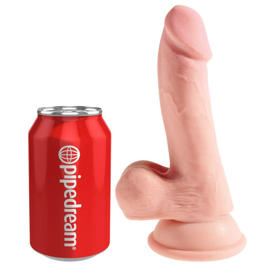KING COCK - DILDO DRIEDUBBELE DICHTHEID 14 CM