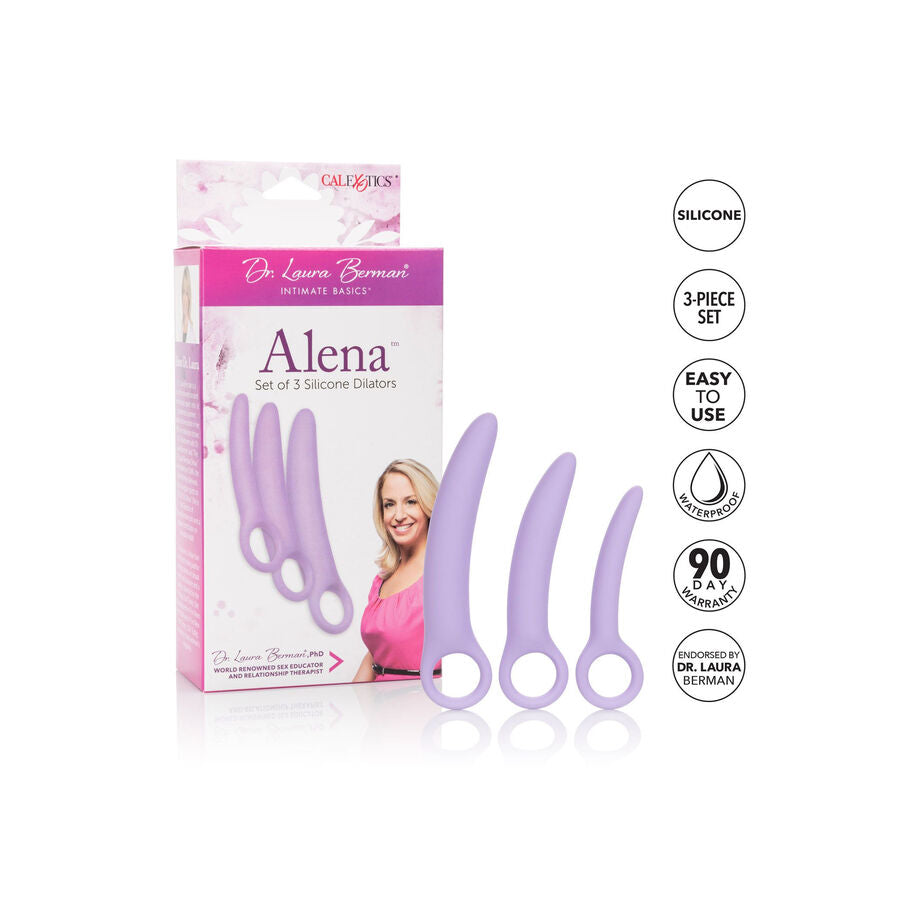 CALEXOTICS - DR LAURA BERMAN ALENA SET VAN 3 SILICONEN DILATORS