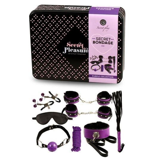 SECRETPLAY - BDSM SET 8DELIG PAARS/ZWART
