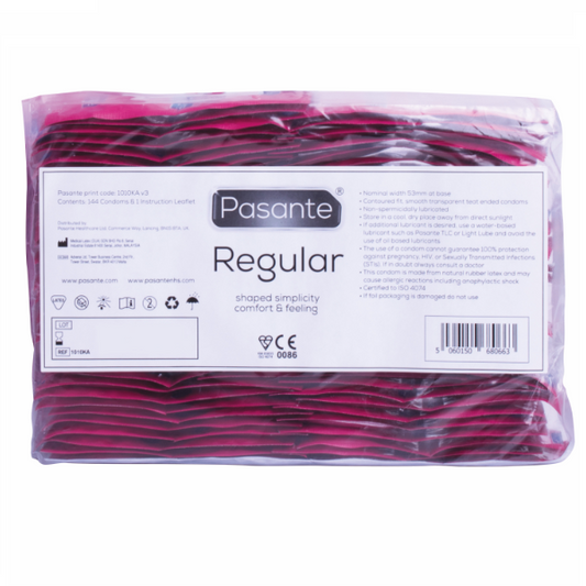 PASANTE - CONDOM REGULAR ASSORTIMENT 144 STUKS