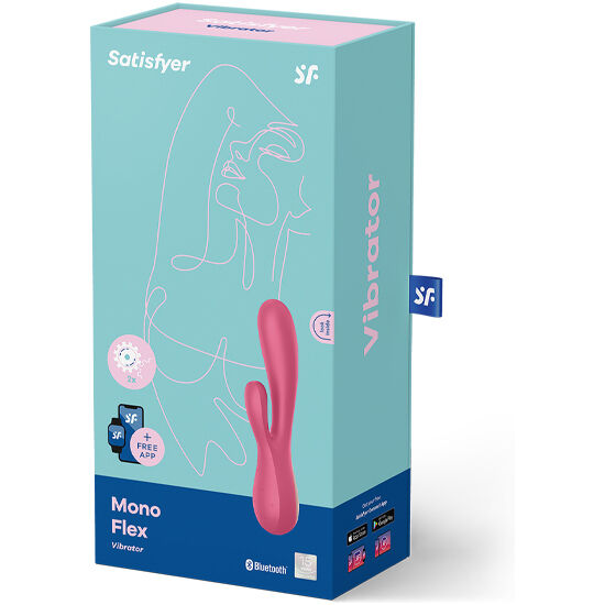 SATISFYER - MONO FLEX ROOD MET APP