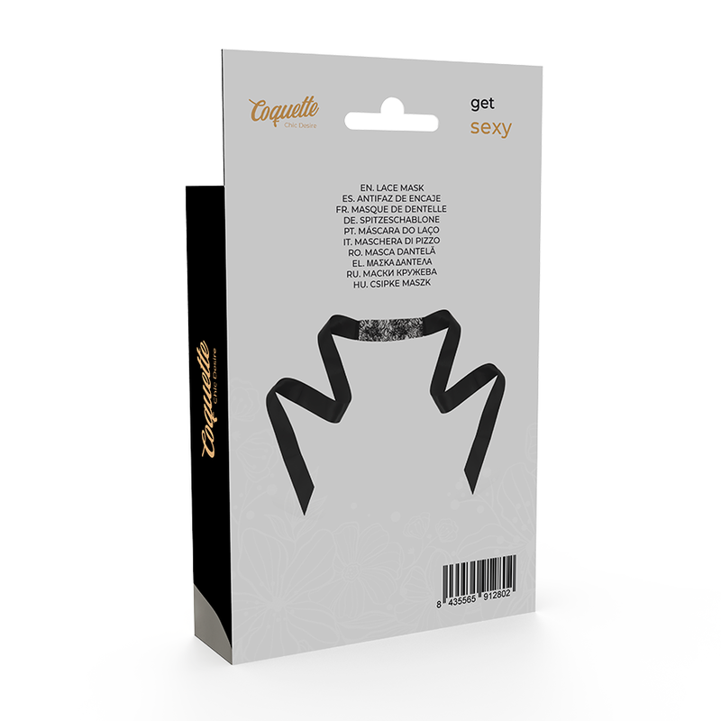 COQUETTE CHIC DESIRE - KANTEN MASKER ZWART