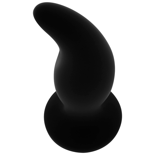 OHMAMA - GEBOGEN SILICONEN ANAALPLUG P-PUNT 12 CM