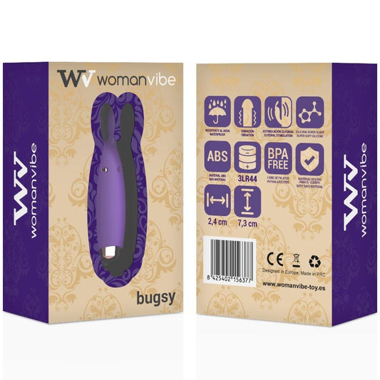 WOMANVIBE - BUGSY SILICONEN KONIJN STIMULATOR