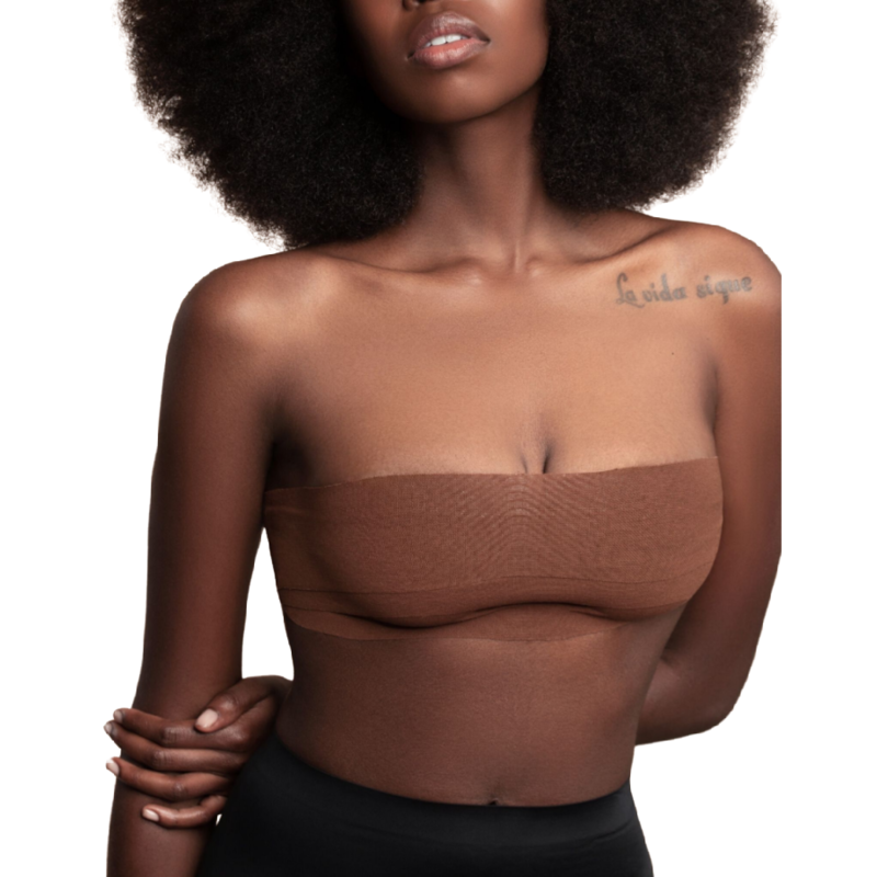 BYE-BRA - BODYTAPE 5 M X 6,5 CM + 3 PAAR NIPPLE COVERS BRUIN