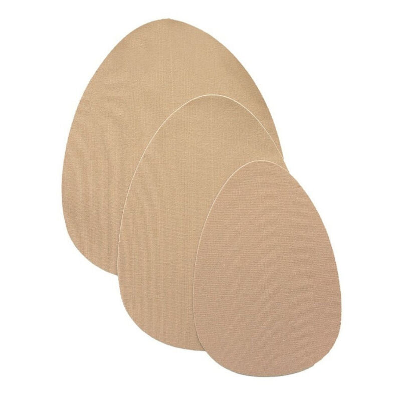 BYE-BRA - BORSTVERGROTER + 3 PAAR SATIJN BEIGE CUPS F/H