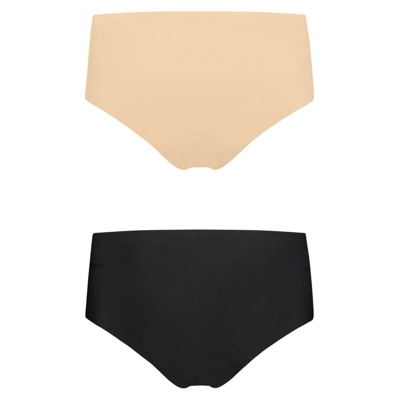 BYE-BRA - VERPAKKING 2 STUKS NAADLOZE SLIP MAAT S