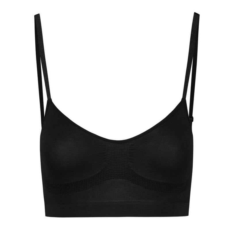 BYE-BRA - MEDIUM CONTROL BH NAADLOOS ZWART MAAT XL