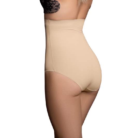 BYE-BRA - NAADLOZE GORDEL STIJL SLIPJE BEIGE MAAT S
