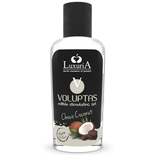 INTIMATELINE LUXURIA - VOLUPTAS EETBARE MASSAGEGEL VERWARMEND EFFECT - KOKOS EN ROOM 100 ML