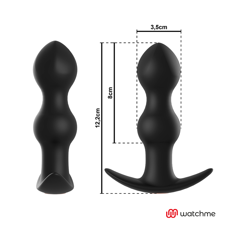 ANBIGUO - WATCHME AFSTANDSBEDIENING ANALE VIBRATOR TIBERIO