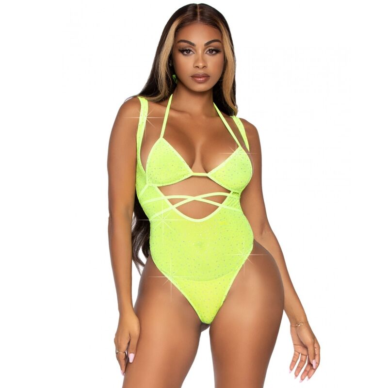 LEG AVENUE - BIKINI TOP EN BODYSUIT EEN MAAT