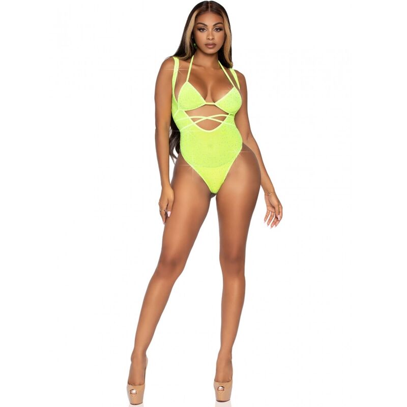LEG AVENUE - BIKINI TOP EN BODYSUIT EEN MAAT
