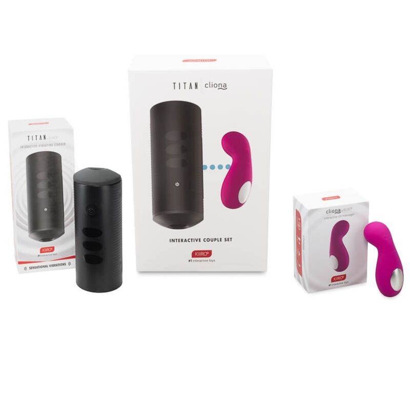 KIIROO - TITAN EN CLIONA LILA KOPPELSET